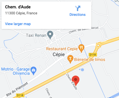 Notre pépinière est à 20 minutes de Carcassonne, vous y trouverez plusieurs types d'oliviers.