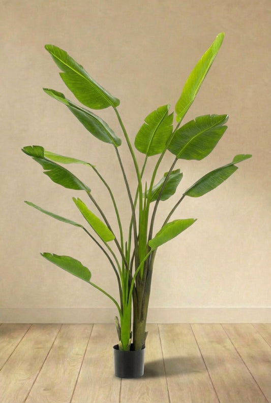 Strelitzia Nicolai plante artificielle (h190cm / Ø15cm)